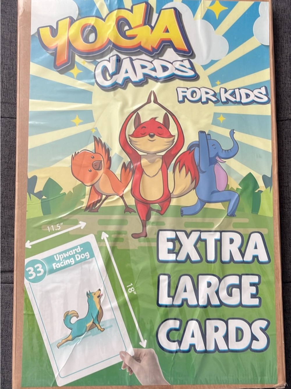 Yoga Cards for Kids - Extra Large Cards